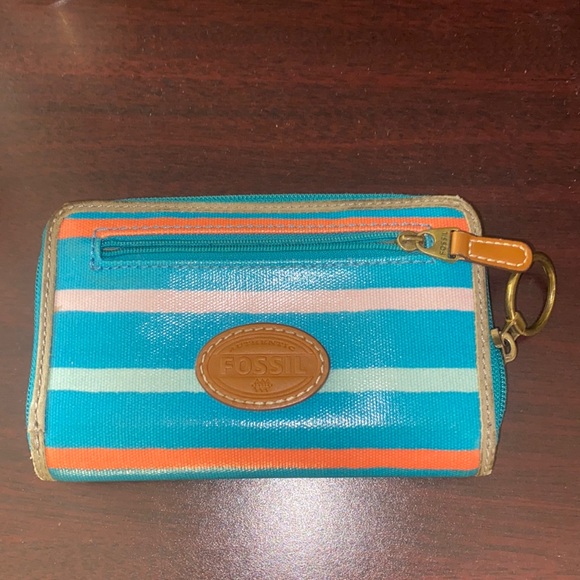 Striped Fossil Wallet - Picture 1 of 4
